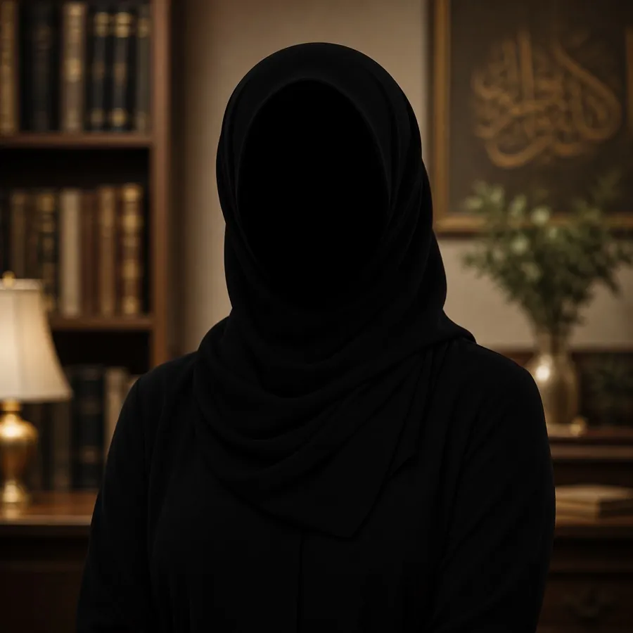 Anonymous silhouette portrait for Hanan M.